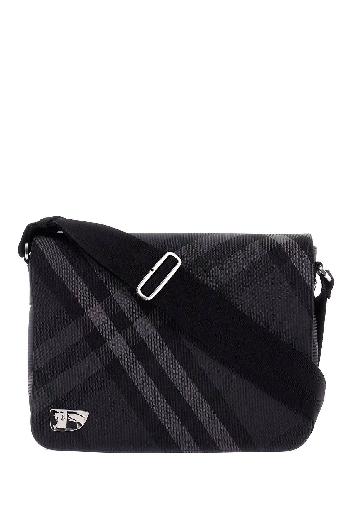 Burberry BURBERRY ered checkered nylon messenger bag with