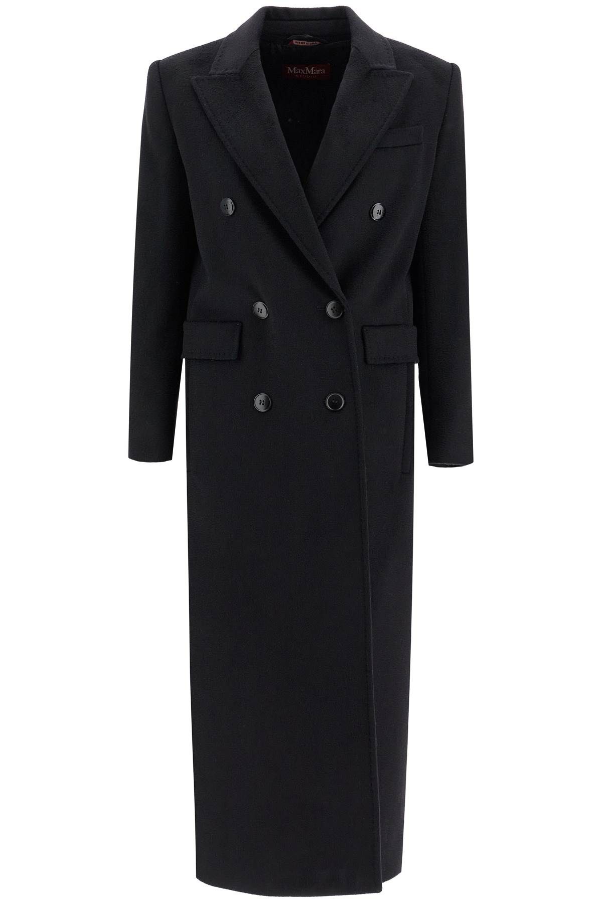 MAX MARA STUDIO MAX MARA STUDIO long double-breasted coat for