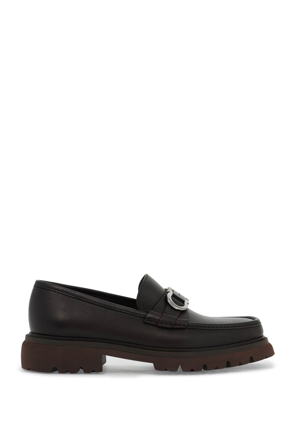 Ferragamo FERRAGAMO gancini loafers with chunky sole