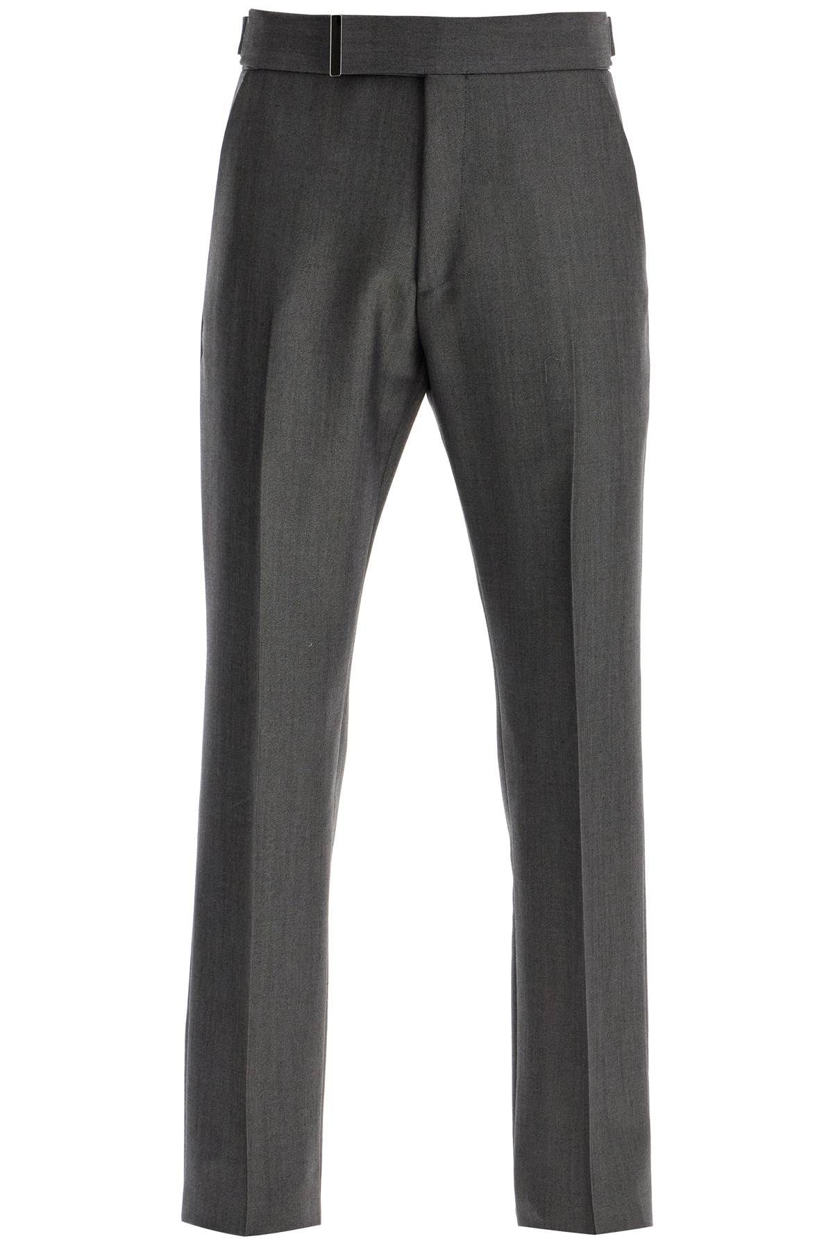 Tom Ford TOM FORD atticus wool and mohair mikado trousers