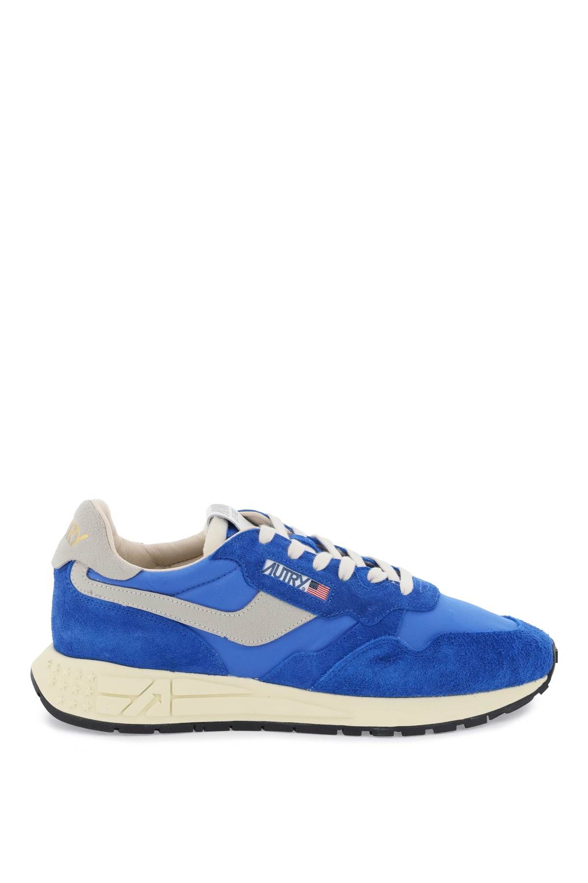 AUTRY AUTRY reelwind low-top nylon and suede sneakers