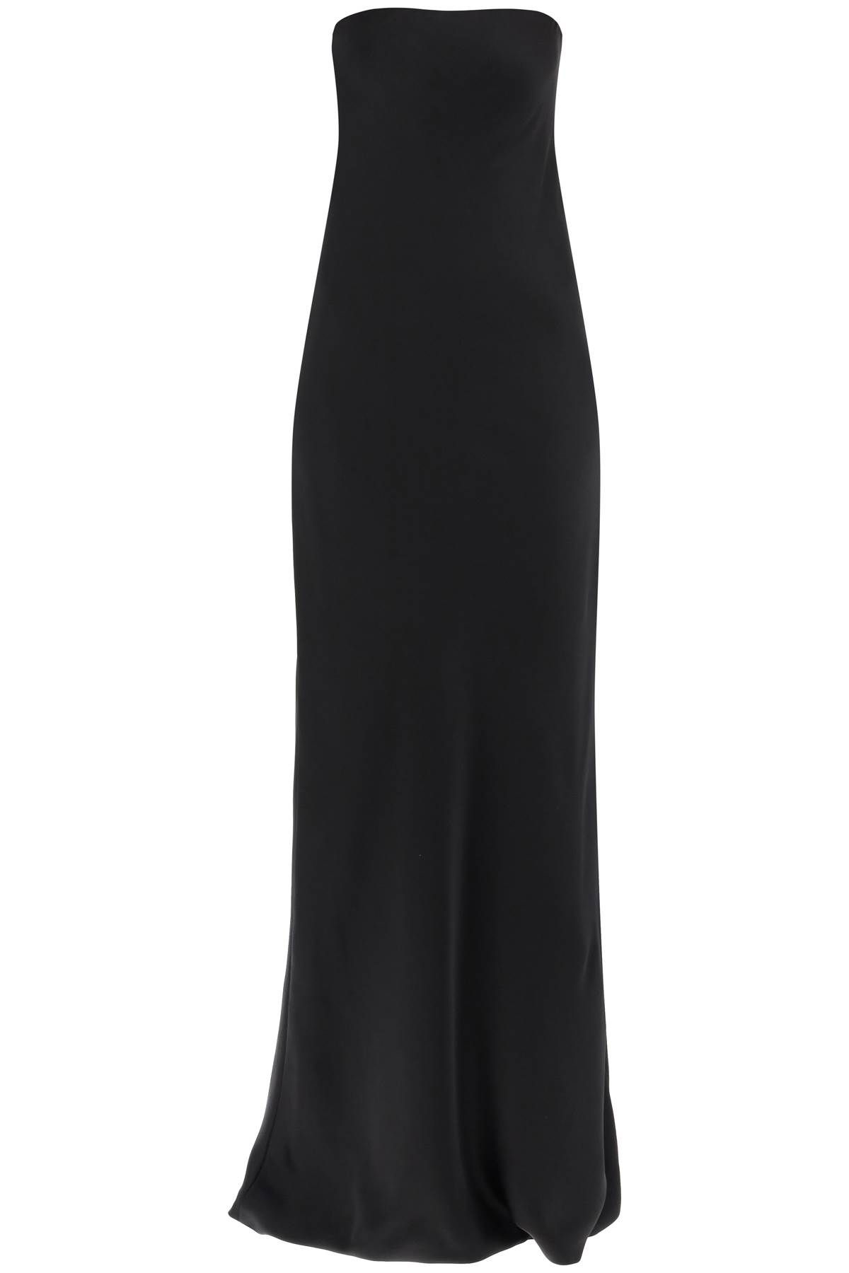 Norma Kamali NORMA KAMALI long satin crepe dress