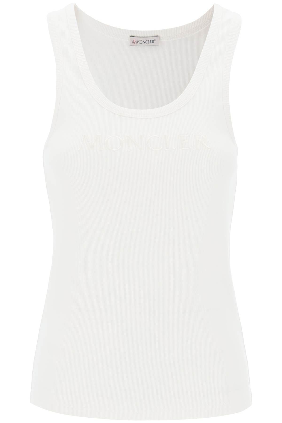 Moncler MONCLER sleeveless ribbed jersey top