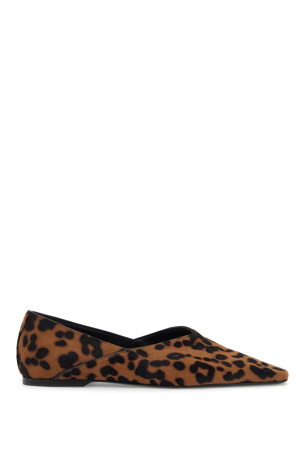 Toteme TOTEME leopard print everyday ballerina flats