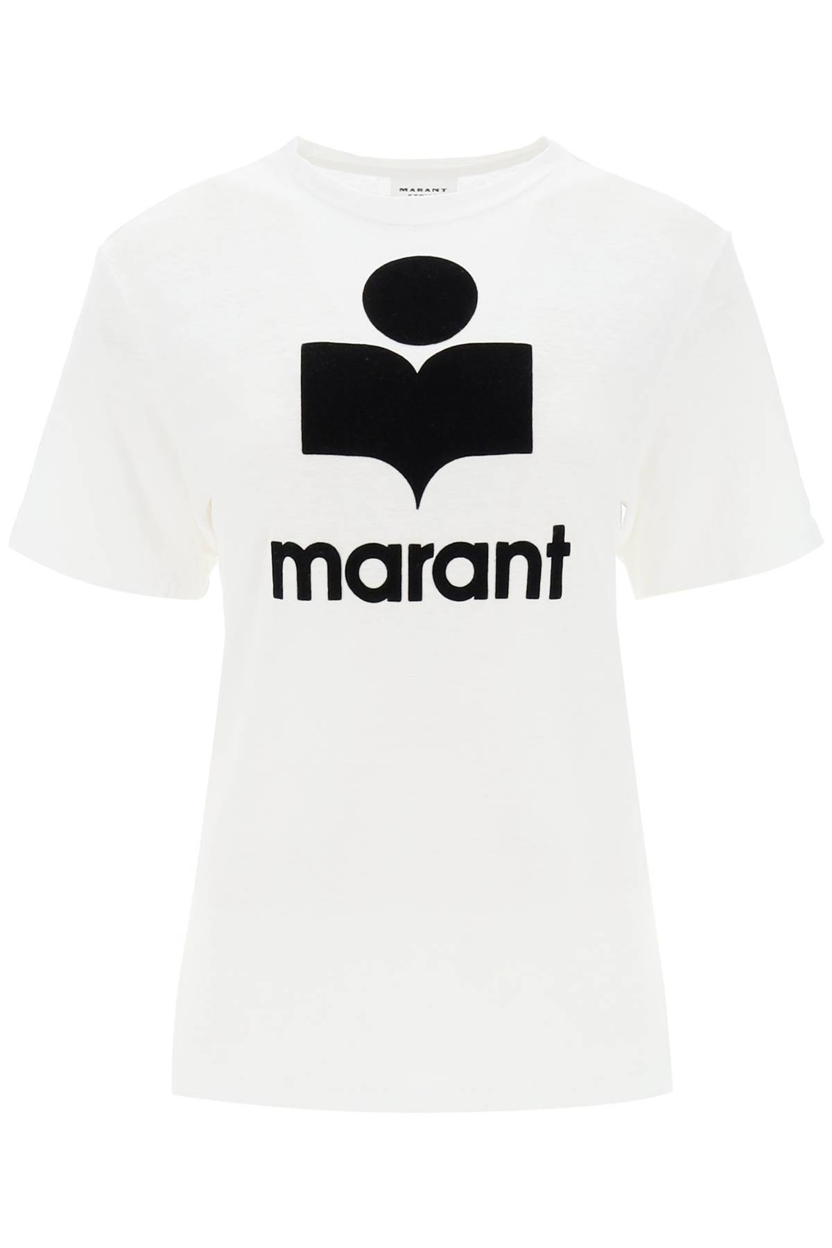 Isabel Marant Étoile ISABEL MARANT ETOILE zewel t-shirt with flocked logo
