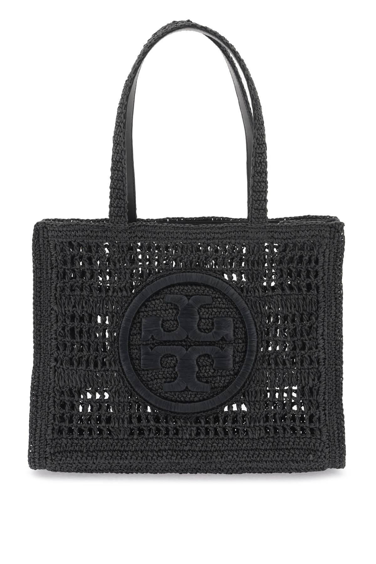 Tory Burch TORY BURCH ella crochet raffia tote bag in