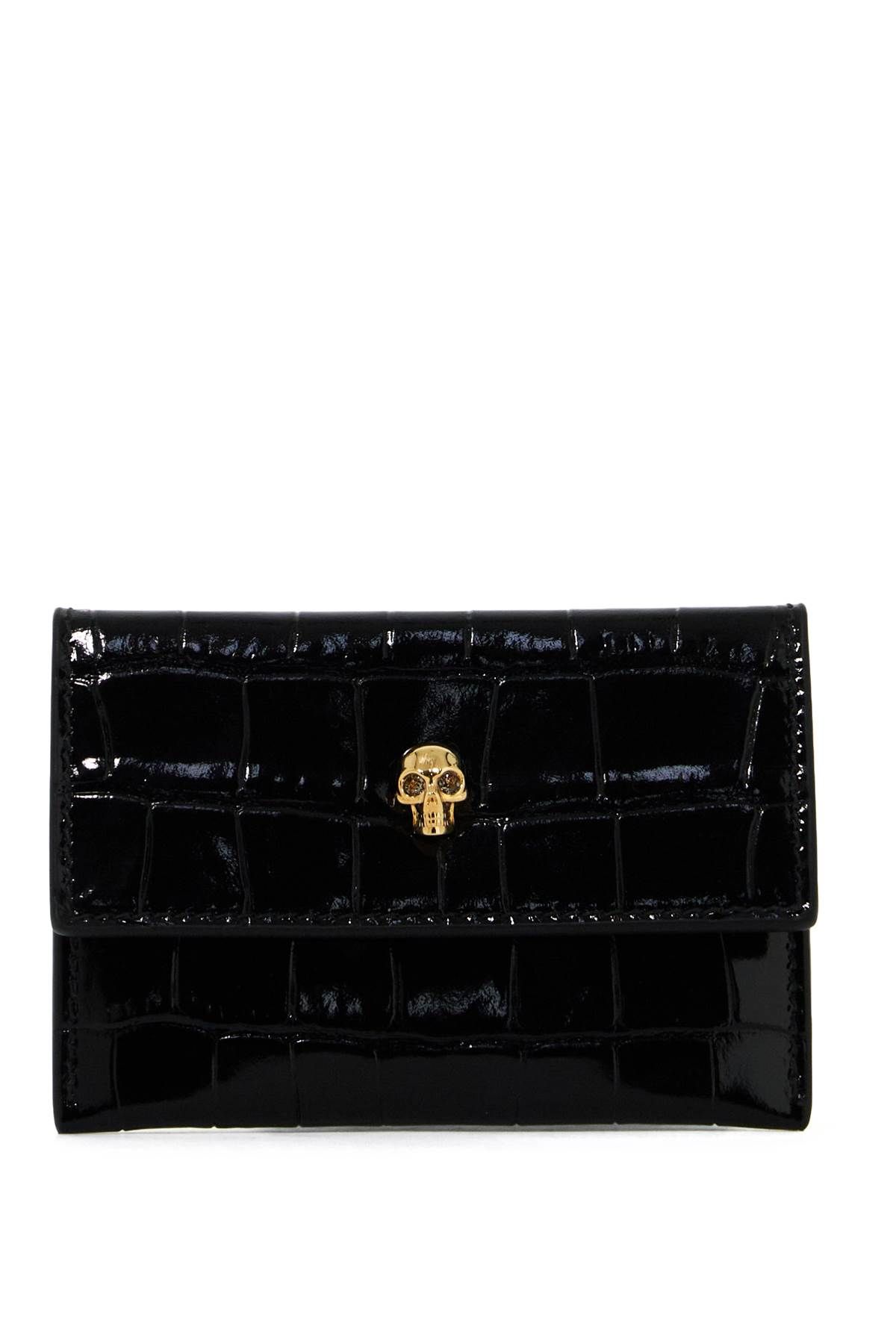 Alexander McQueen ALEXANDER MCQUEEN envelope skull cardholder