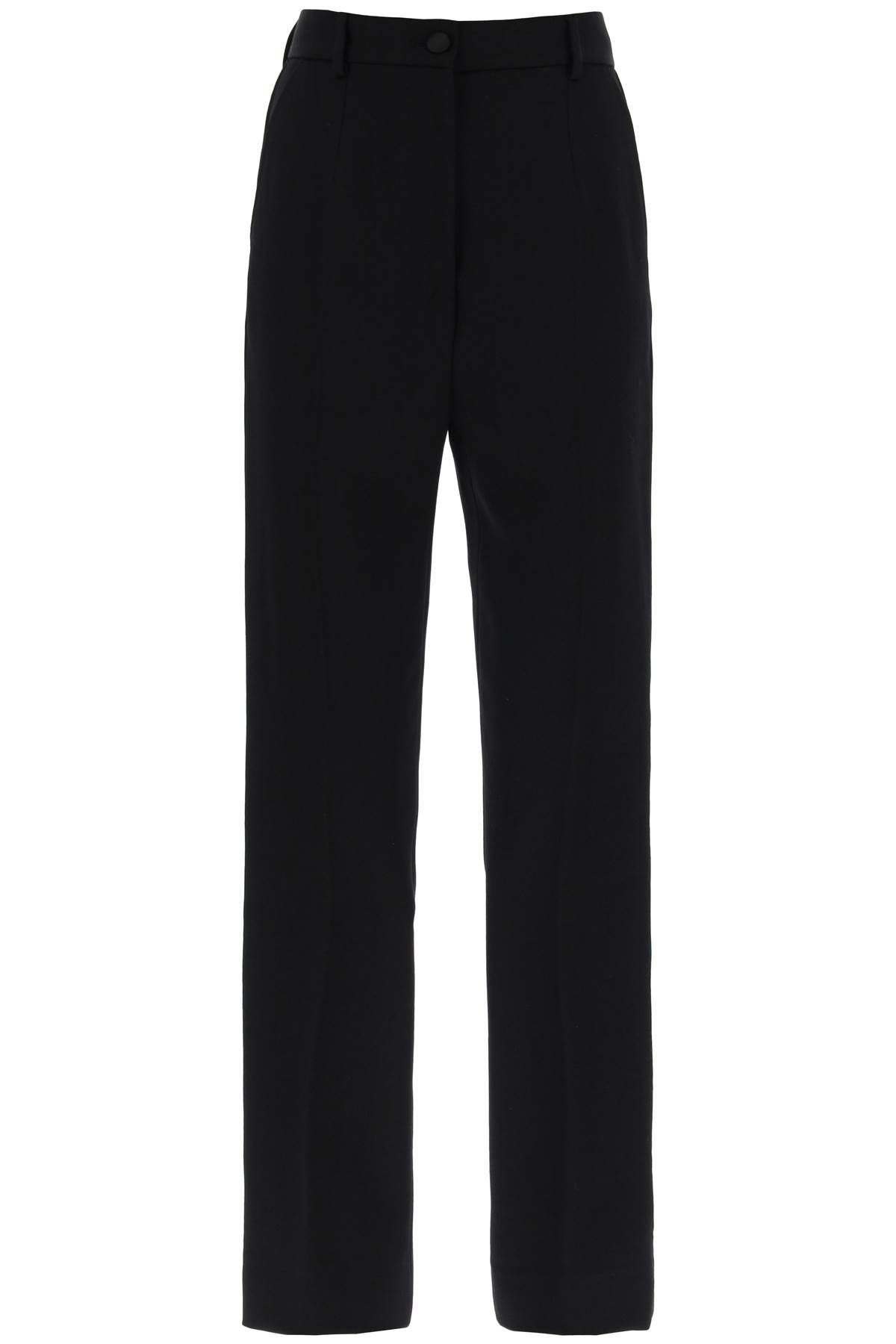 Dolce & Gabbana DOLCE & GABBANA wool gabardine cigarette pants.