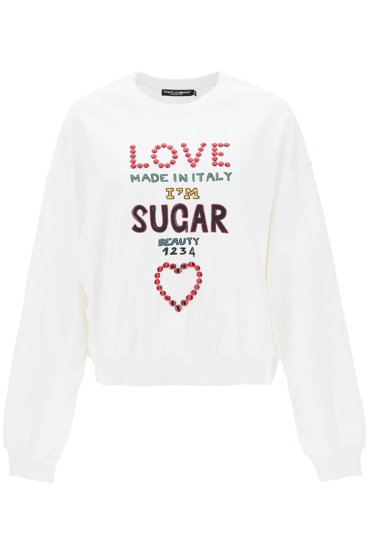 Dolce & Gabbana DOLCE & GABBANA lettering print oversized sweatshirt