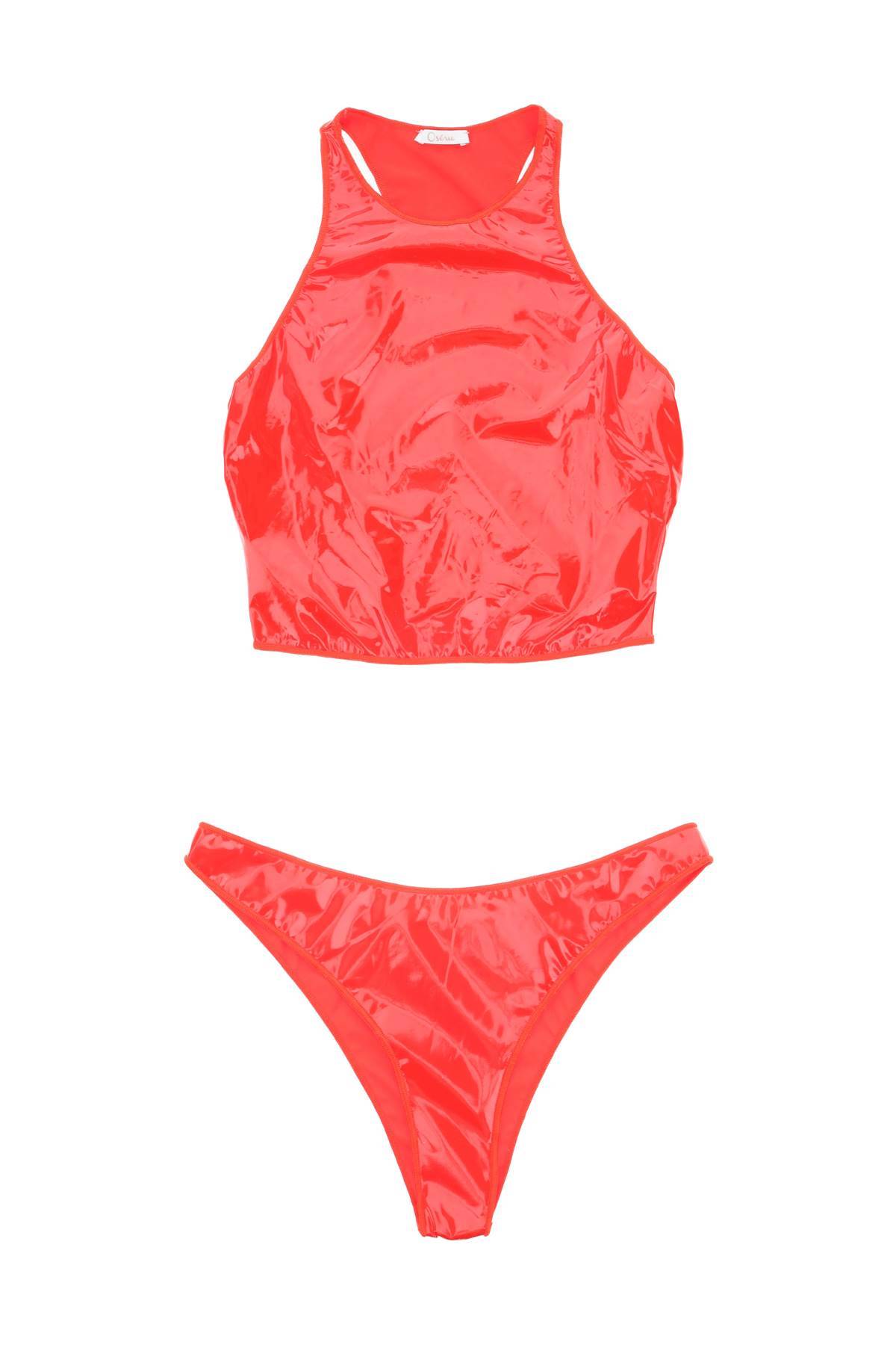 OSÉREE OSÉREE latex bikini set