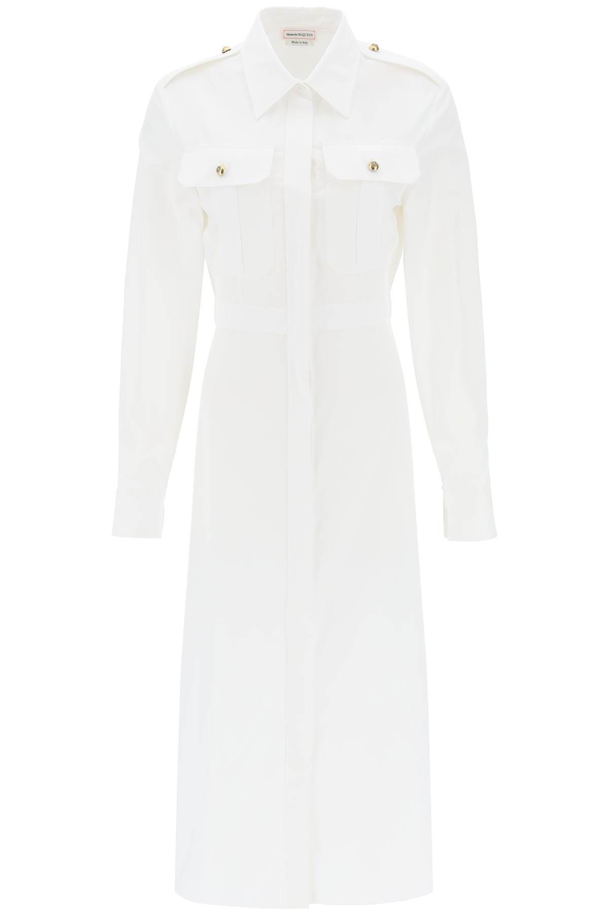 Alexander McQueen ALEXANDER MCQUEEN shirt dress in poplin