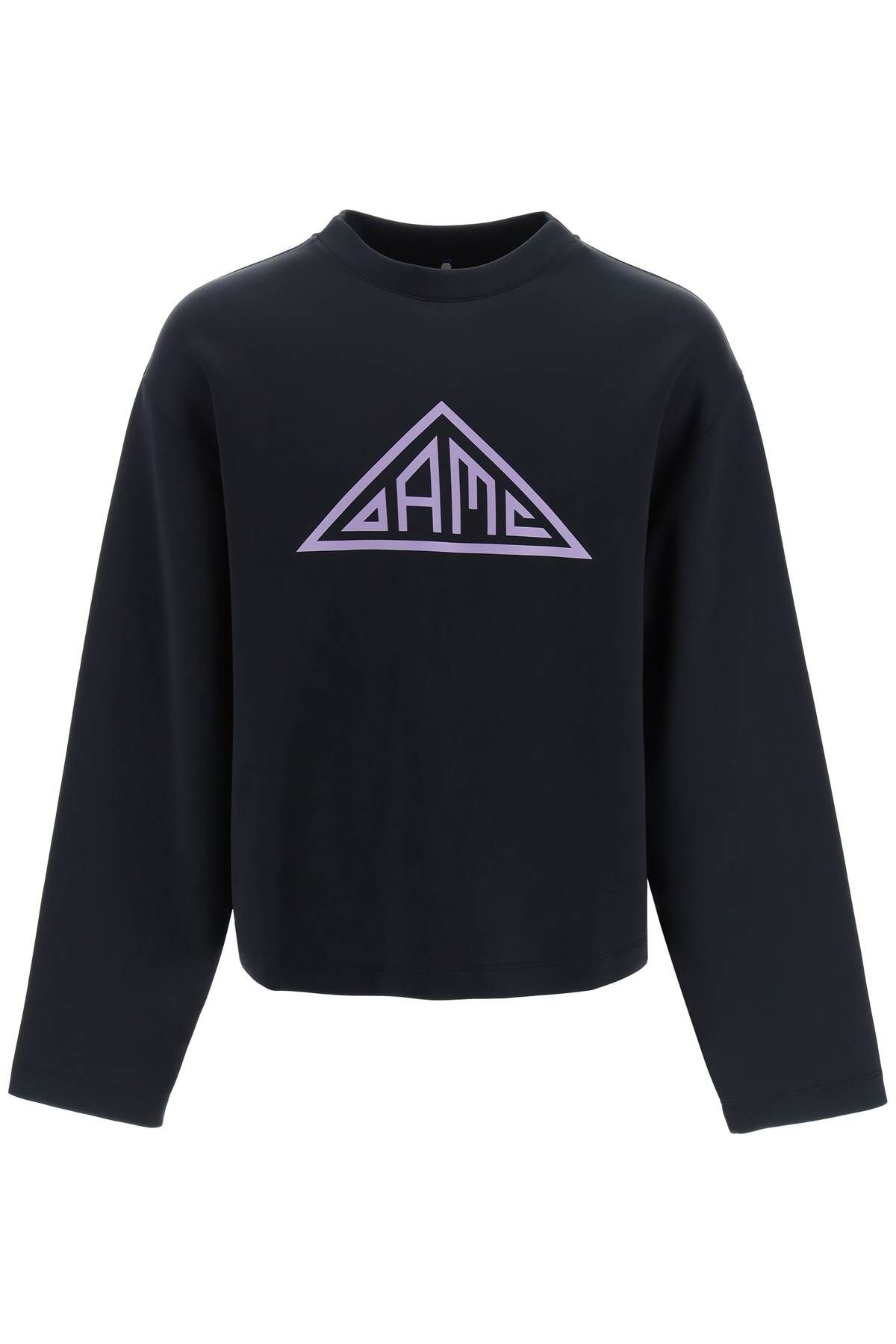 OAMC OAMC crew neck sweatshirt in scuba-effect jersey