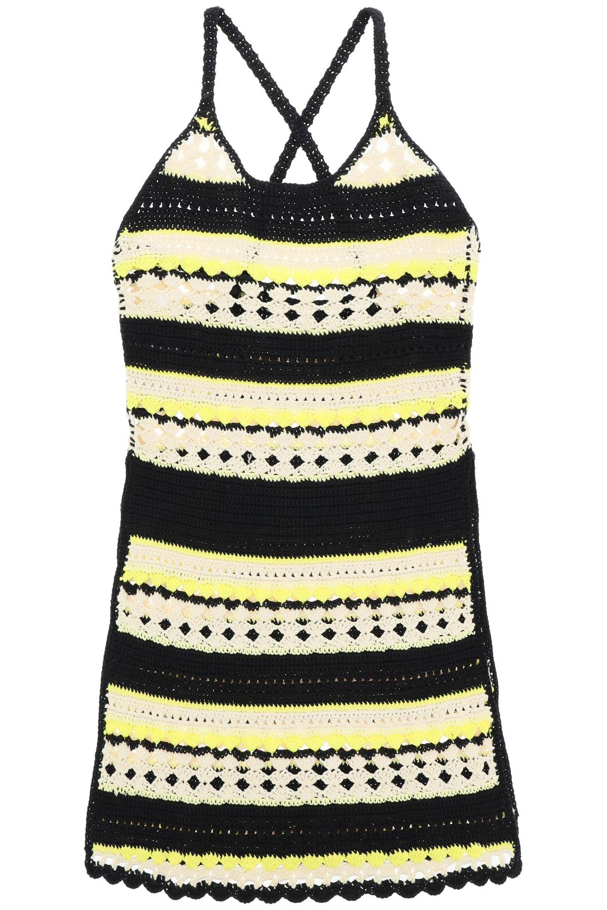 Ganni GANNI mini crochet dress