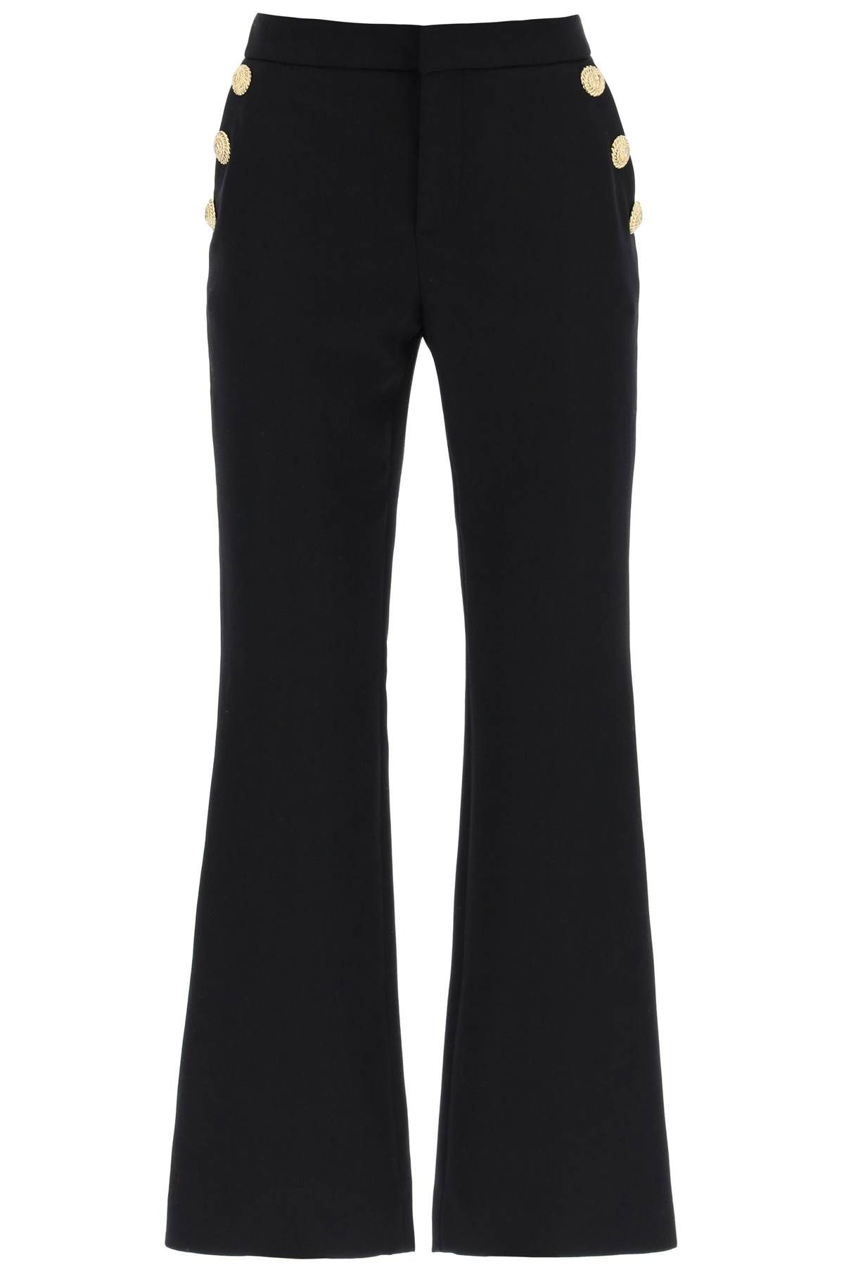 Balmain BALMAIN flared pants with embossed buttons