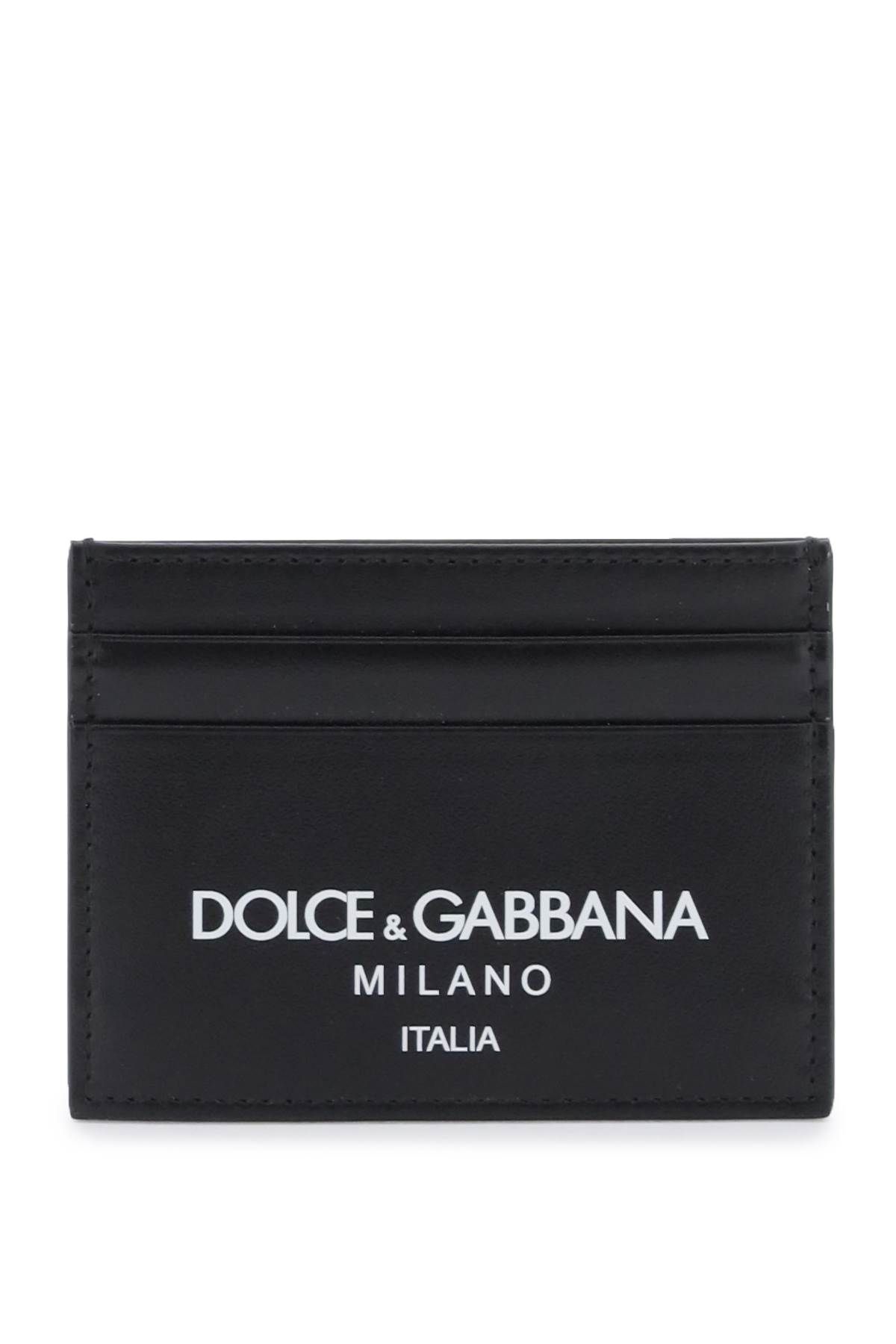 Dolce & Gabbana DOLCE & GABBANA logo leather cardholder