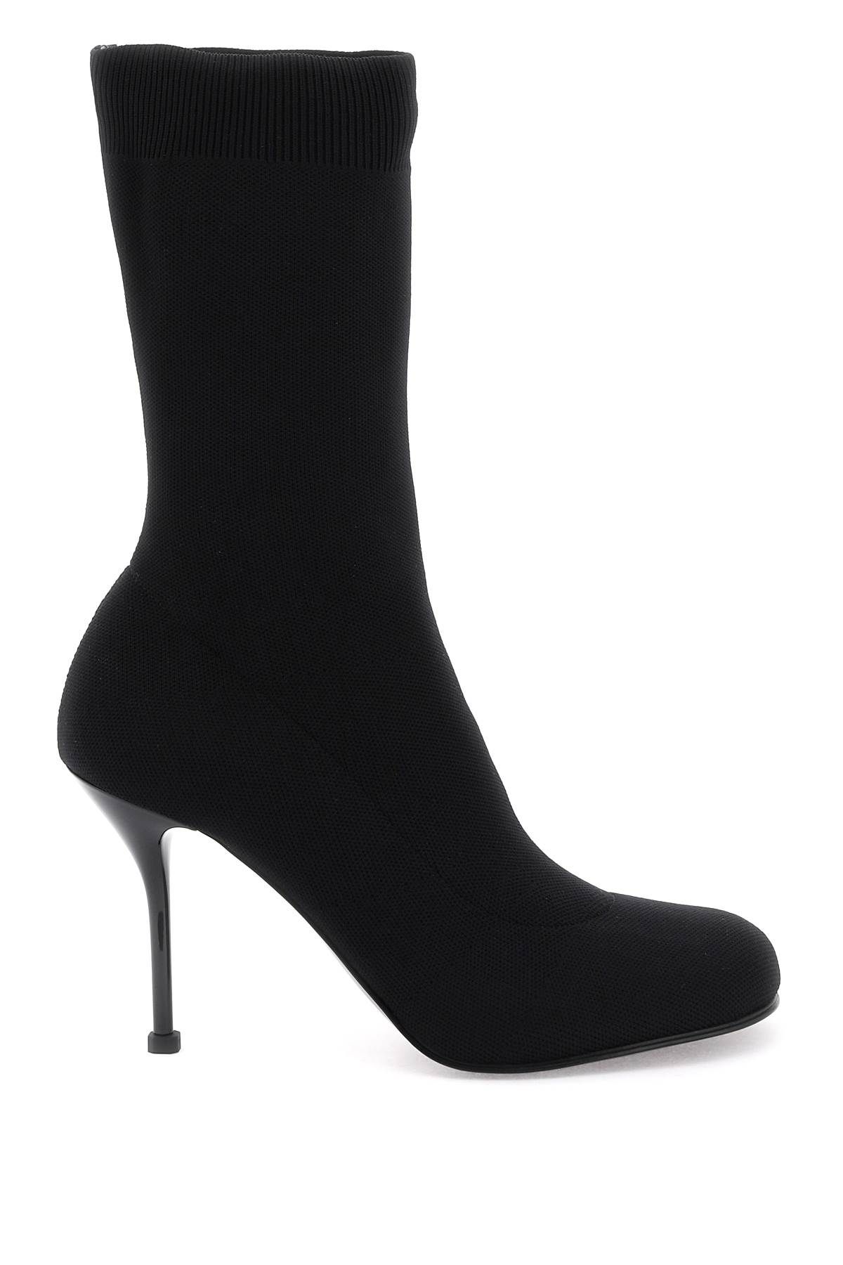 Alexander McQueen ALEXANDER MCQUEEN knitted ankle boots