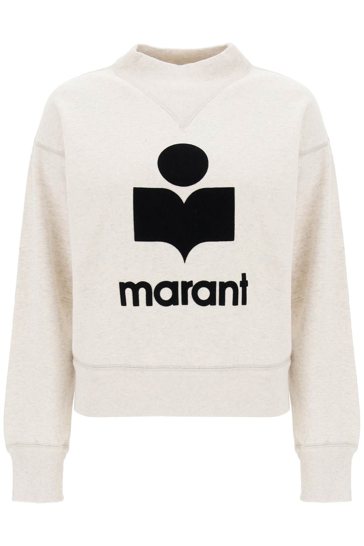 Isabel Marant Étoile ISABEL MARANT ETOILE moby sweatshirt with flocked logo