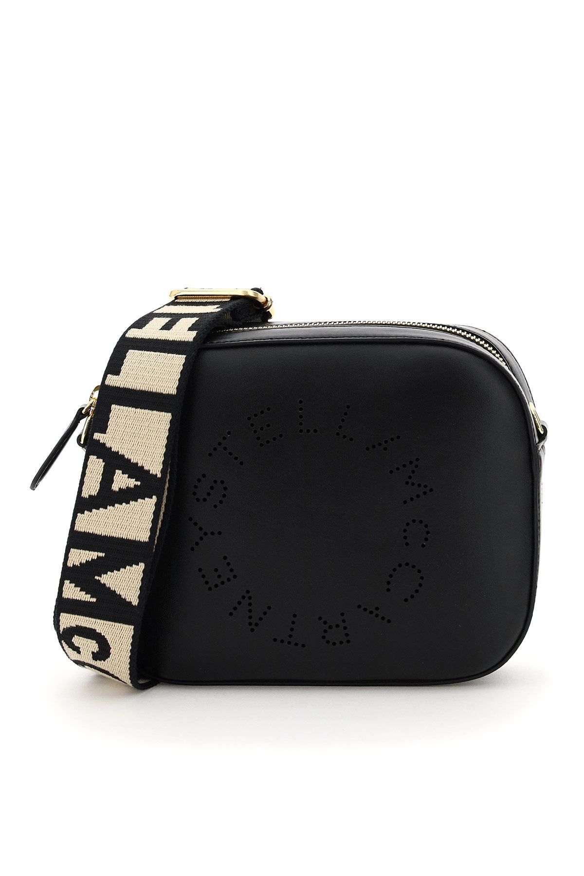 Stella McCartney STELLA McCARTNEY camera bag with perforated stella logo