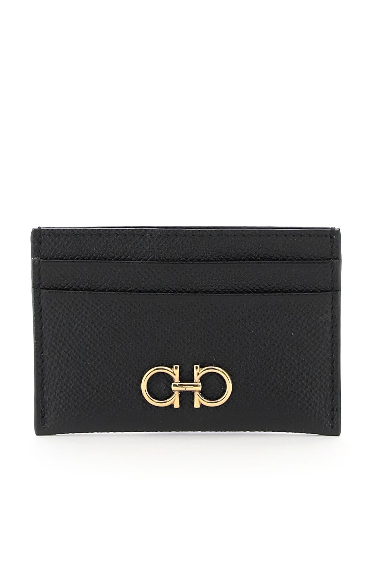 Ferragamo FERRAGAMO gancini card holder