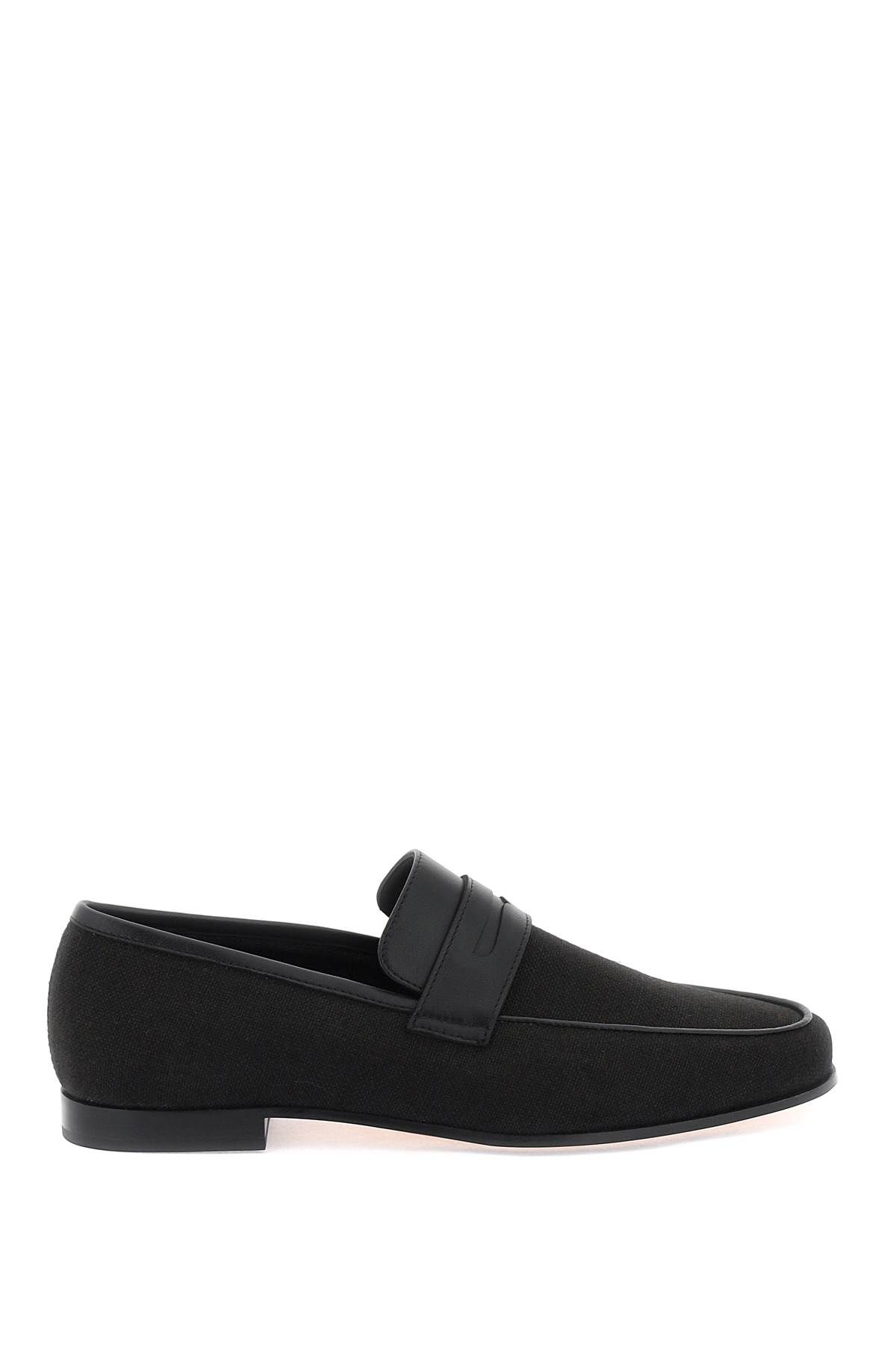 Toteme TOTEME canvas penny loafers