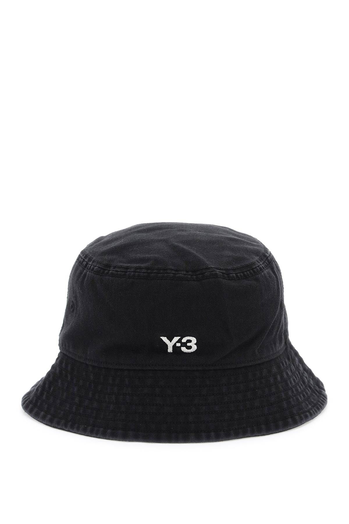 Y-3 Y-3 washed twill bucket hat with