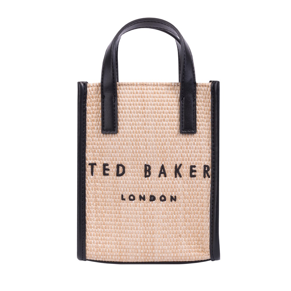 Ted Baker Paulii Faux Raffia Mini Icon Bag