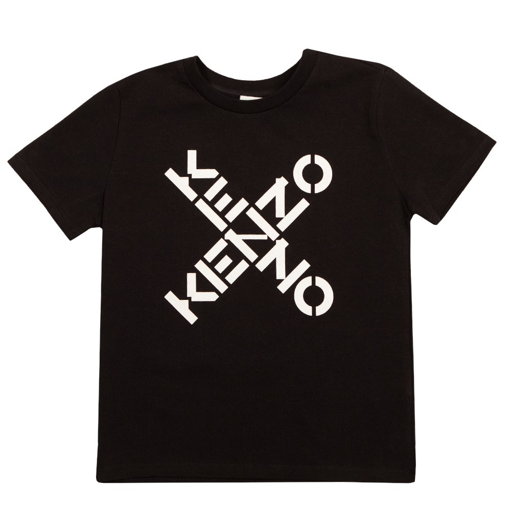 Kenzo Kids Girls Cross Logo T-Shirt