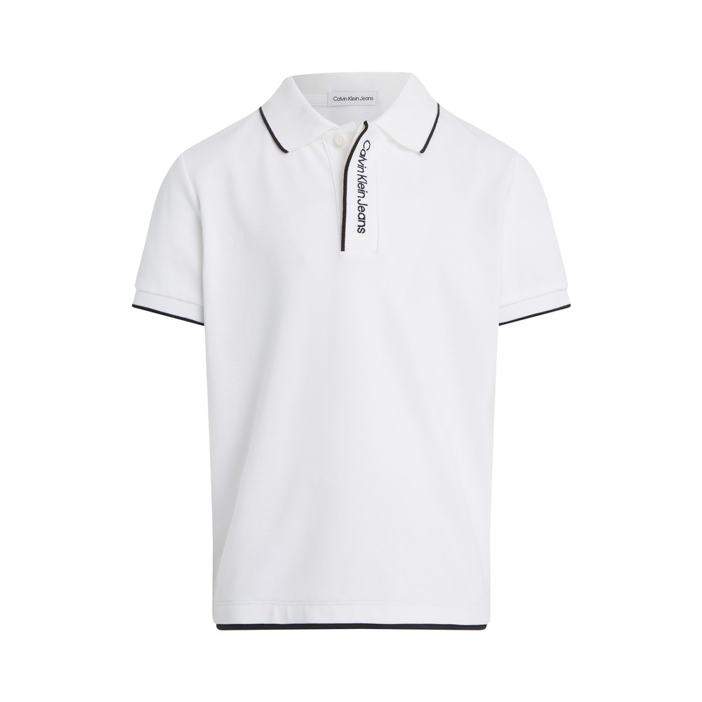 Calvin Klein Jeans Intarsia Pique Polo Shirt