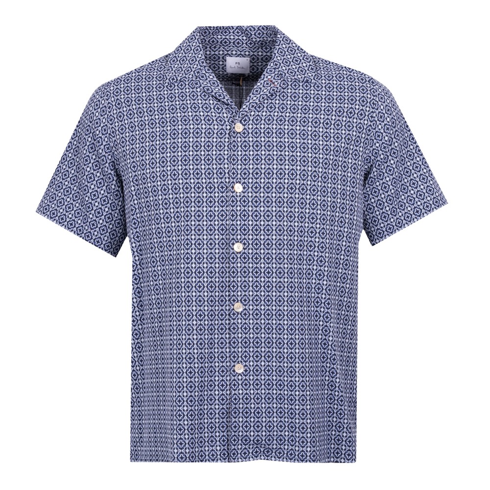 Ps Paul Smith Casual Print SS Shirt