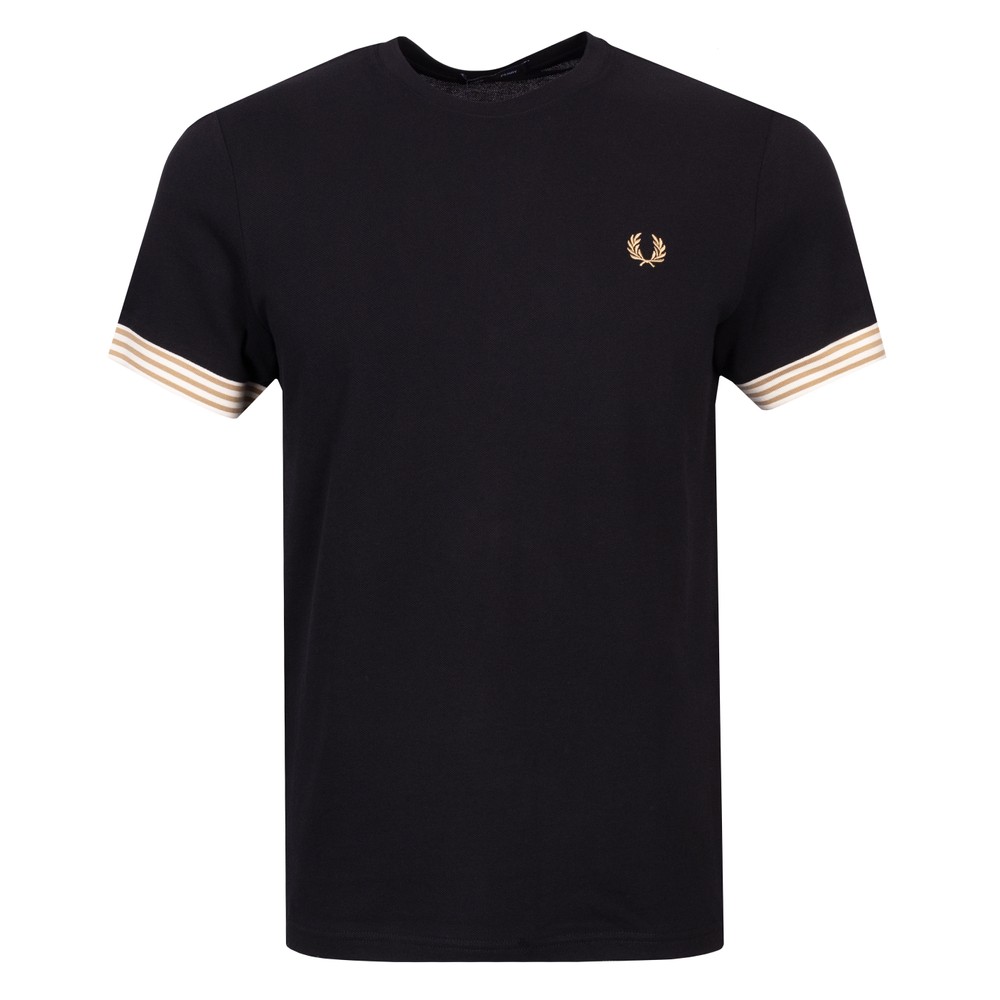 Fred Perry Striped Cuff T-Shirt