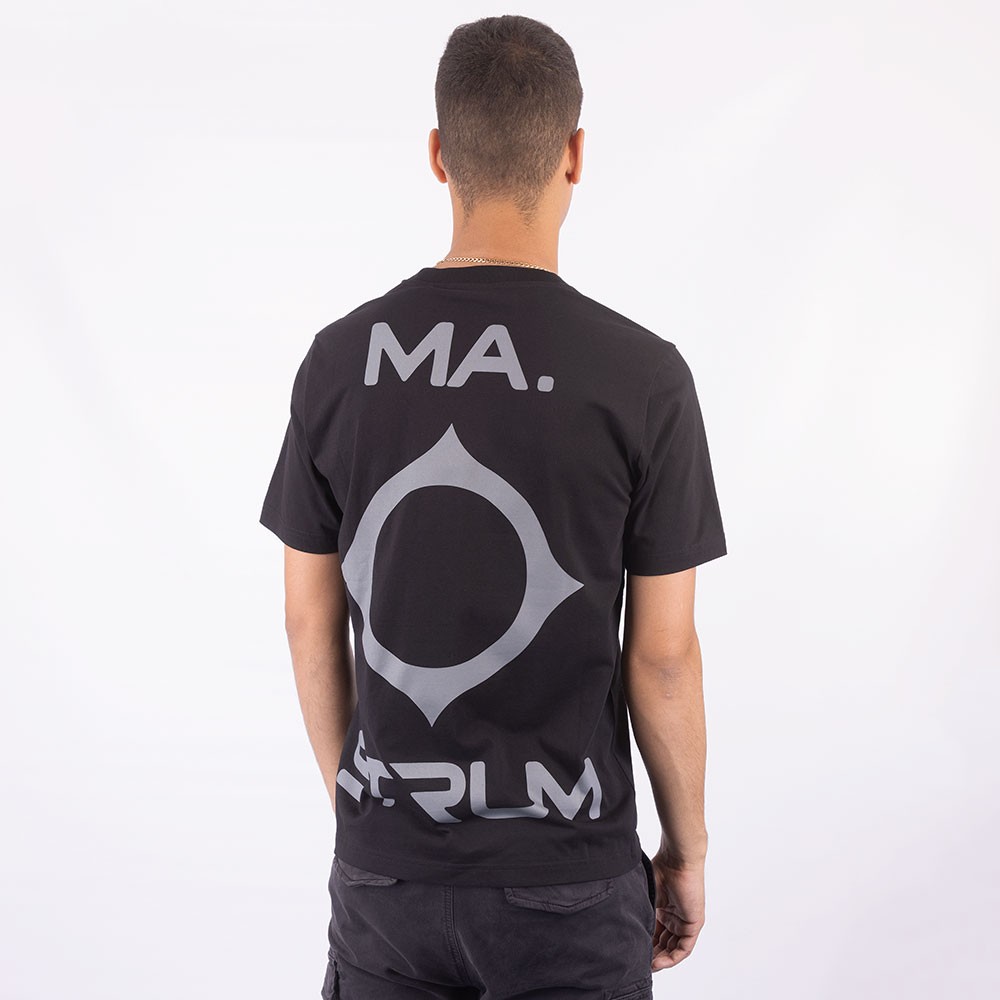 Ma.Strum Oversized Back Logo Print T Shirt