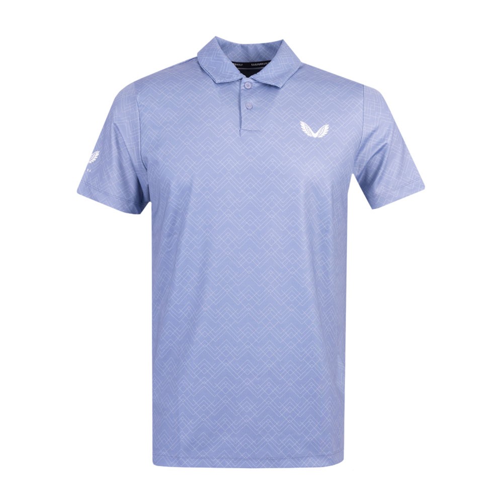 Castore Golf Printed Polo Shirt