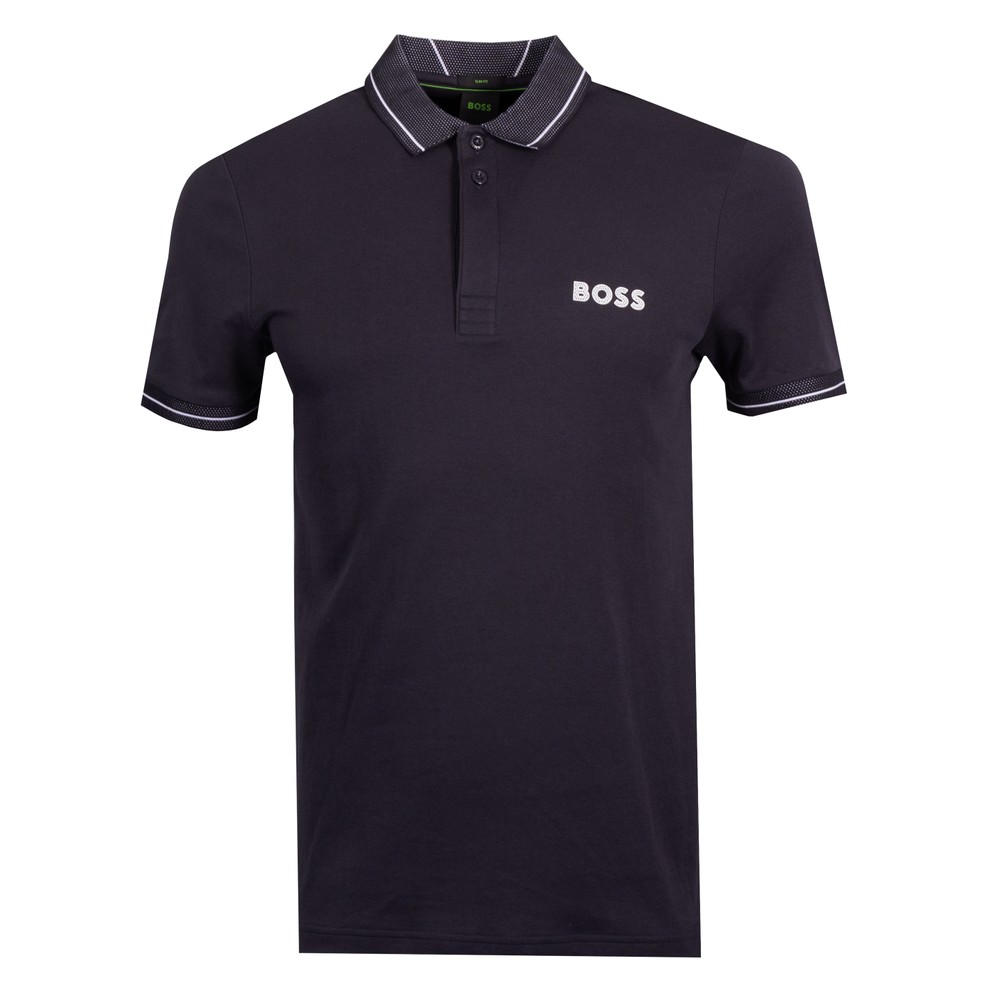 BOSS Athleisure Paule 1 Textured Collar Polo Shirt