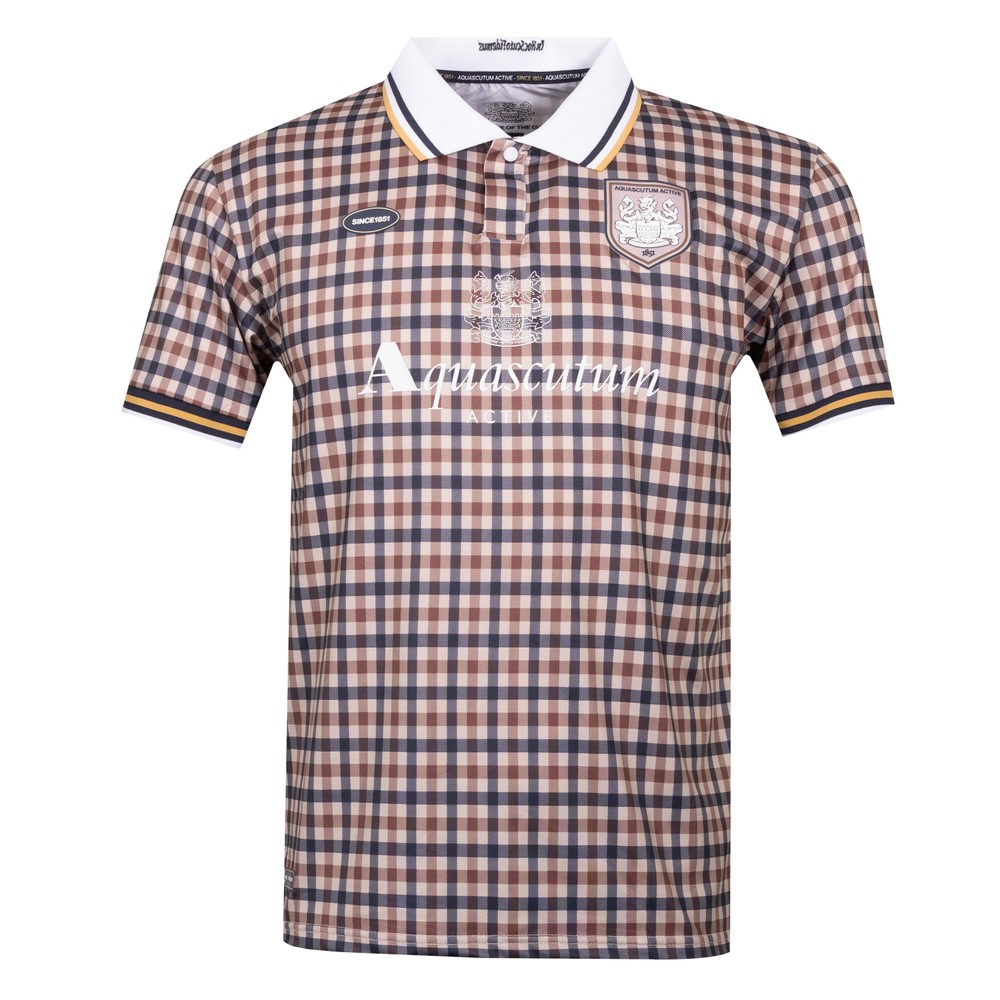 Aquascutum Since 1851 Club Check Away Football Shirt