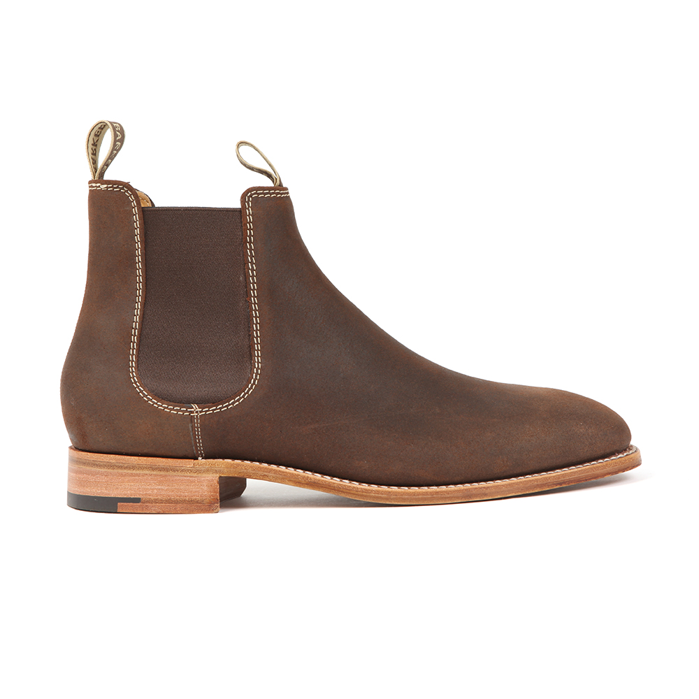 Barker Mansfield Waxy Suede Leather Sole Boot