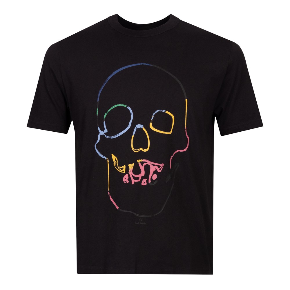 Ps Paul Smith Linear Skull T-Shirt