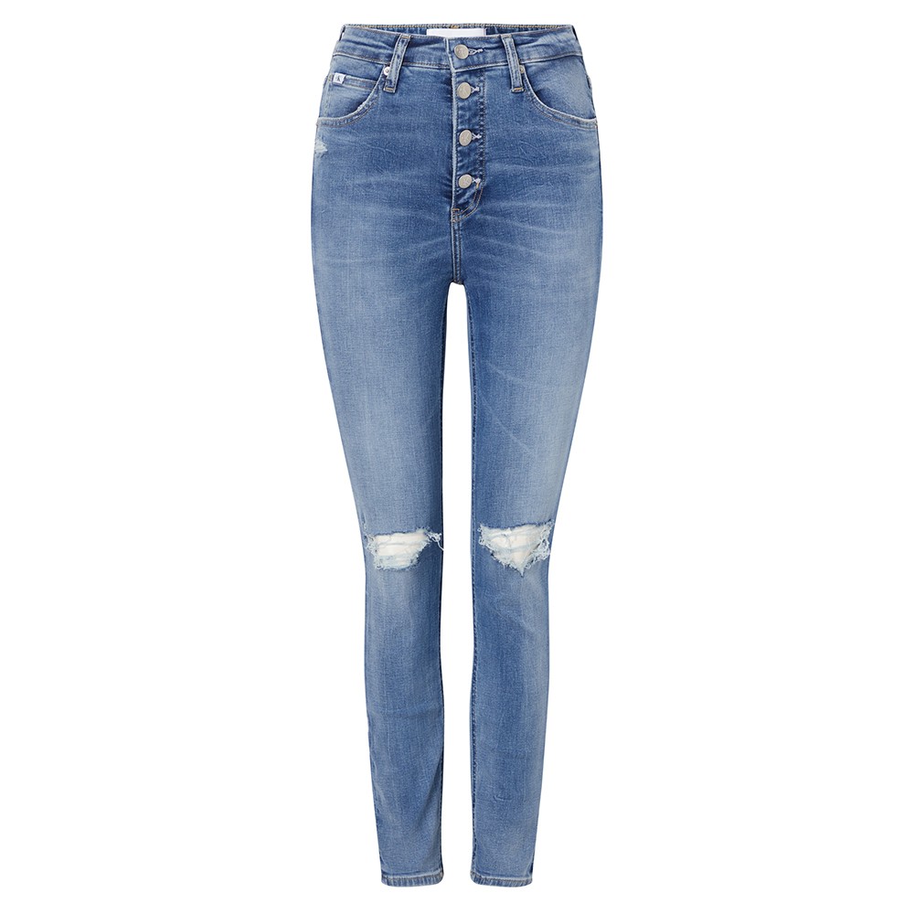 Calvin Klein Jeans High Rise Super Skinny Ankle Jean