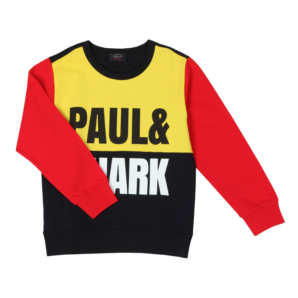 Paul & Shark Cadets Colour Block Logo Sweatshirt