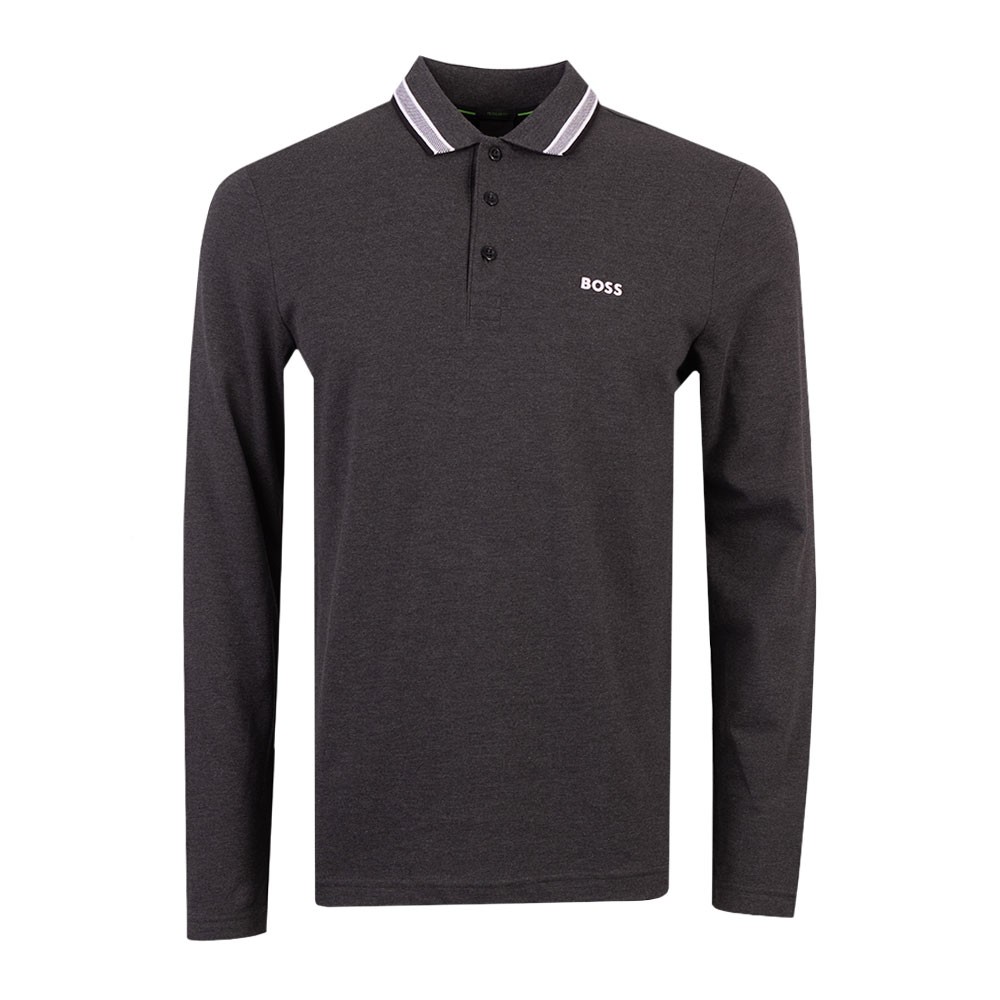 BOSS Athleisure Plisy LS Polo Shirt