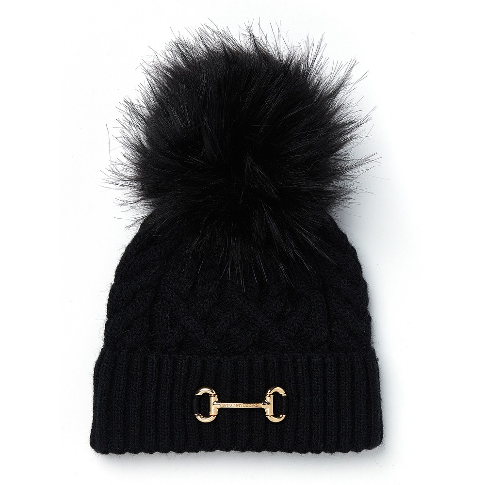 Holland Cooper Horsebit Bobble Hat