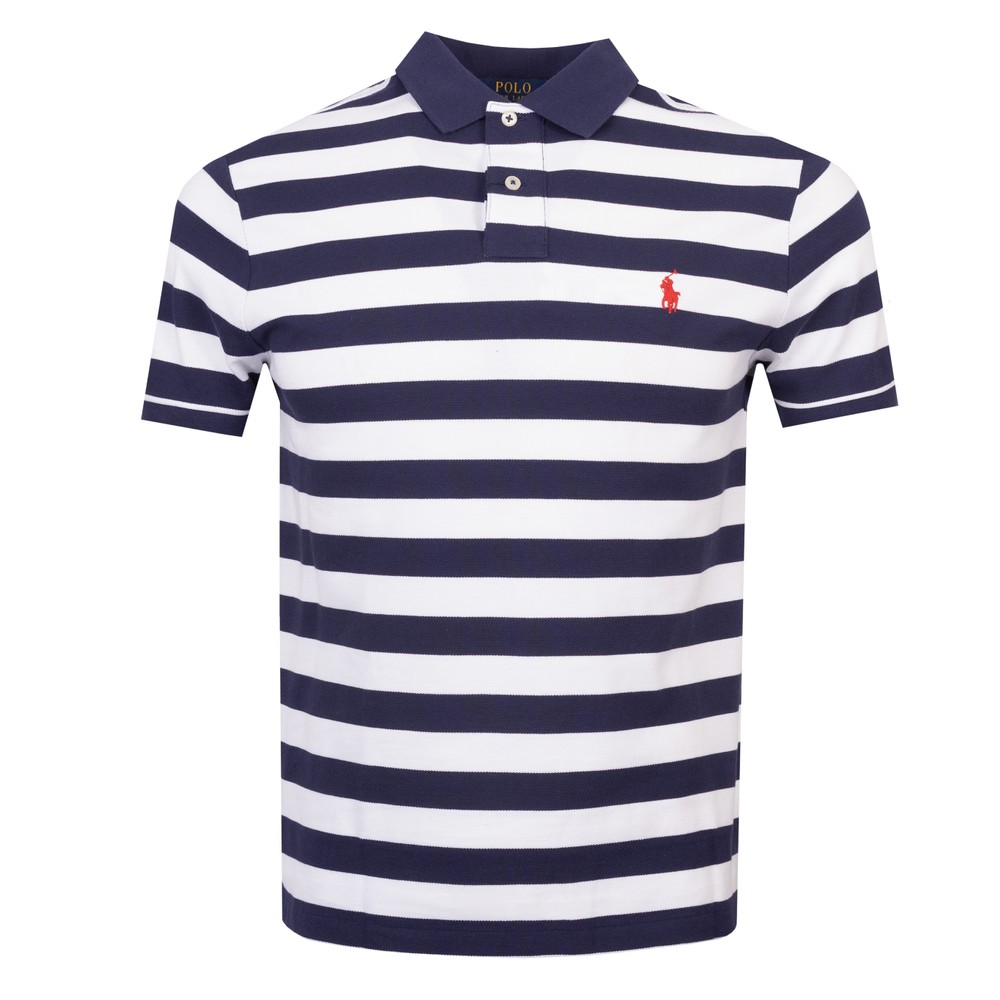 Polo Ralph Lauren Custom Slim Fit Stripe Polo Shirt