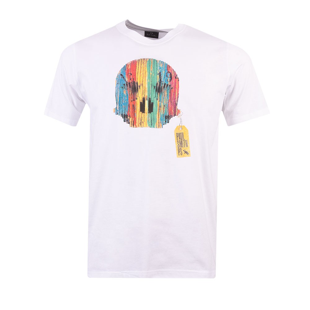 Ps Paul Smith Wooden Skull T-Shirt