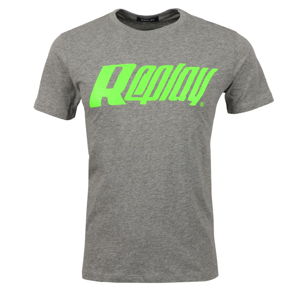 Replay Block Logo T Shirt