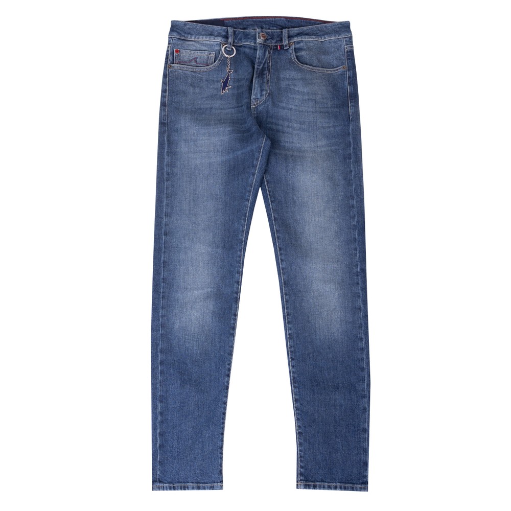 Paul & Shark Red Rivet Tapered Jean