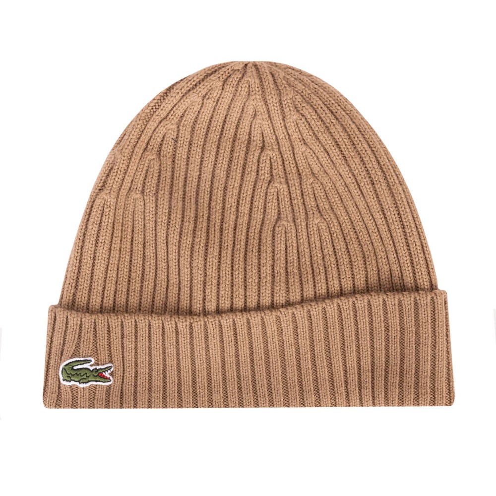 Lacoste RB0001 Ribbed Wool Beanie