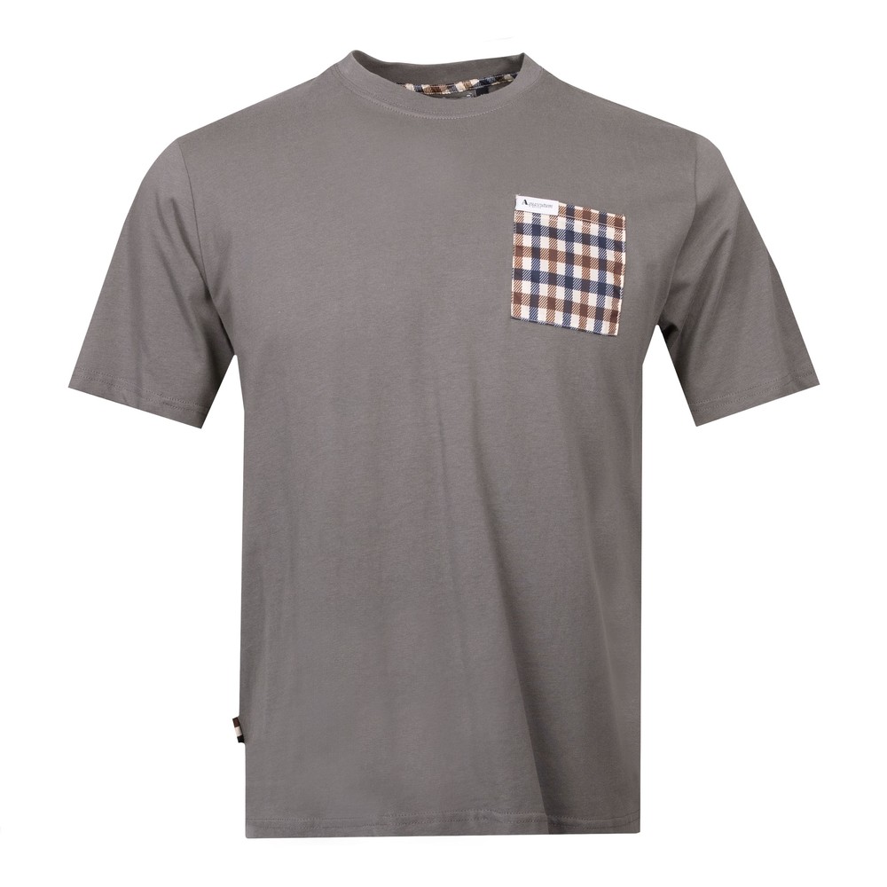 Aquascutum Active Club Check Pocket T Shirt