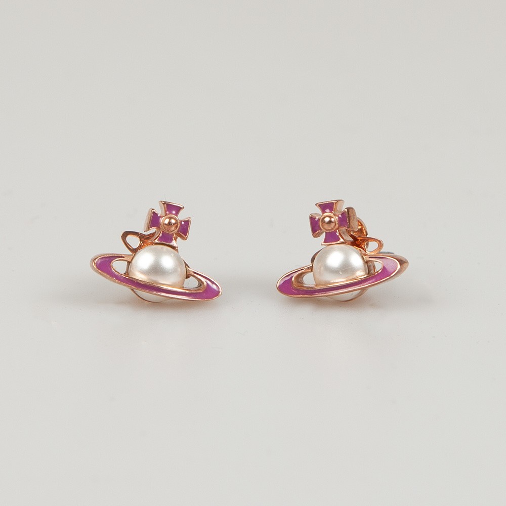 Vivienne Westwood Iris Bas Relief Earring