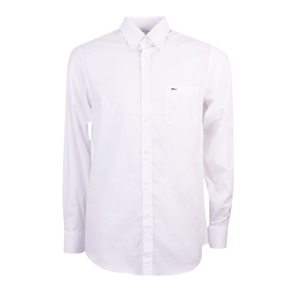 Paul & Shark Shark Logo Poplin Shirt