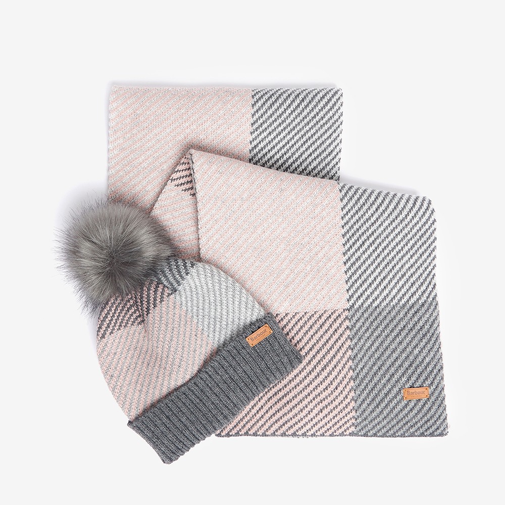 Barbour Lifestyle Nyla Beanie & Scarf Gift Set