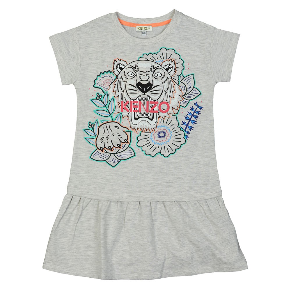 Kenzo Kids Iconic Tiger Print Dress